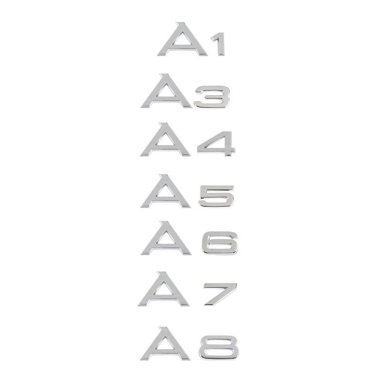 Suitable for Audi logo A3A4A5A6L A8LA4L, rear badge, and car sticker logo - V.I.P Digital Presence