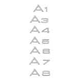 Suitable for Audi logo A3A4A5A6L A8LA4L, rear badge, and car sticker logo - V.I.P Digital Presence