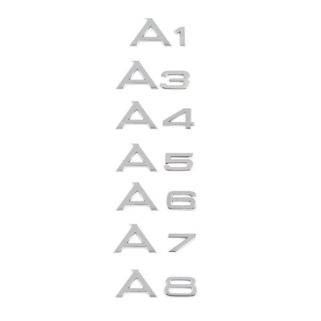 Suitable for Audi logo A3A4A5A6L A8LA4L, rear badge, and car sticker logo - V.I.P Digital Presence