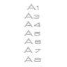 Suitable for Audi logo A3A4A5A6L A8LA4L, rear badge, and car sticker logo - V.I.P Digital Presence