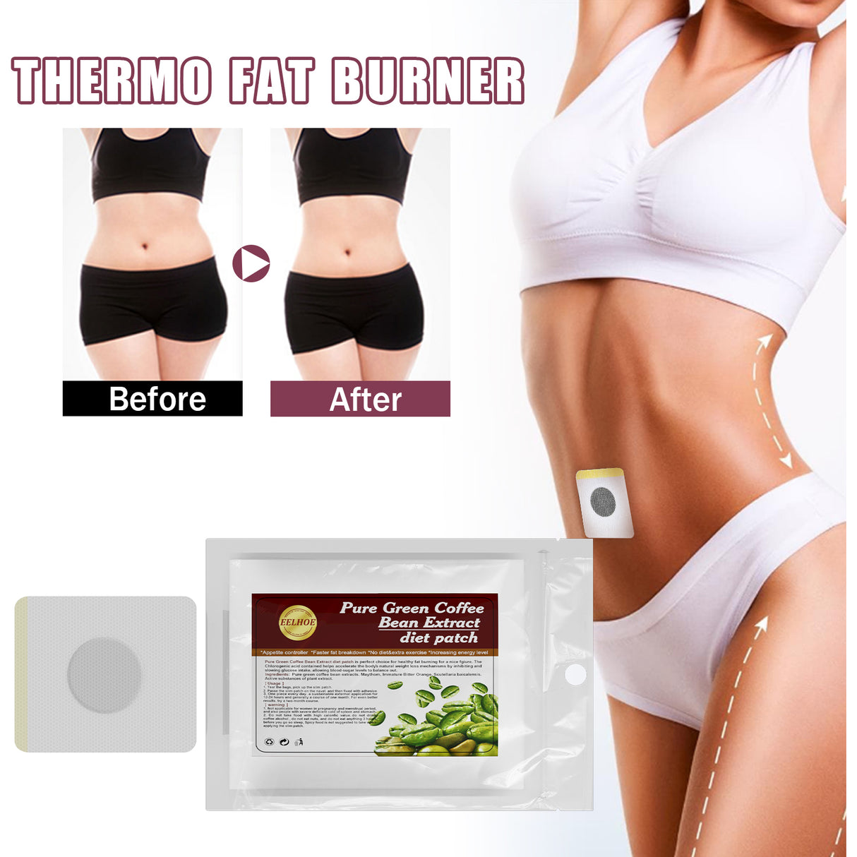 Belly Button Stick Body Skin Massage Firming Skin Thigh Muscle Belly Button Stick - V.I.P Digital Presence