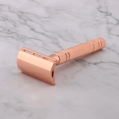 Old style shaver for both men and women, lightweight double-sided shaving blade, kraft paper packaging, alloy beard blade - V.I.P Digital Presence