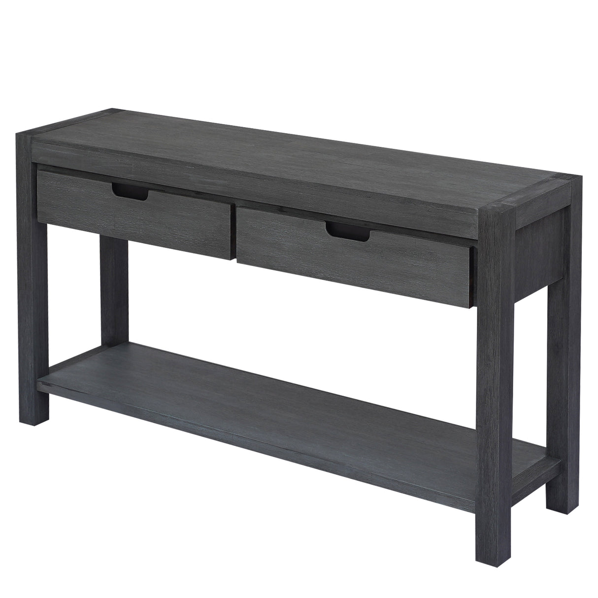 U_STYLE Console Table Entryway Table for Hallway Living Room with 2 Drawers and 1 Shelf - V.I.P Digital Presence