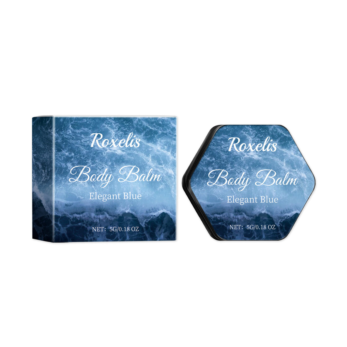 Peppermint Blue Perfumed Body Balm Natural And Elegant Body Fragrance Refreshing Long-Lasting Charm Convenient Balm - V.I.P Digital Presence