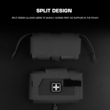 Compact Trauma Bag V3 GEN3 Style Agilit MD2 IFAK Tactical Medical First Aid Bag for Hunting Vest Plate Carrier Belt - V.I.P Digital Presence
