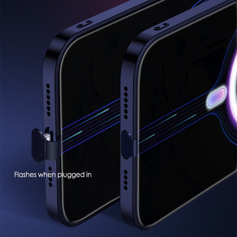Funda deportiva con luz LED para iPhone 12, 11 Pro Max, 8, 7, 6, 6S Plus, carcasa de vidrio templado con flash para iPhone X, XS, MAX, XR, SE 