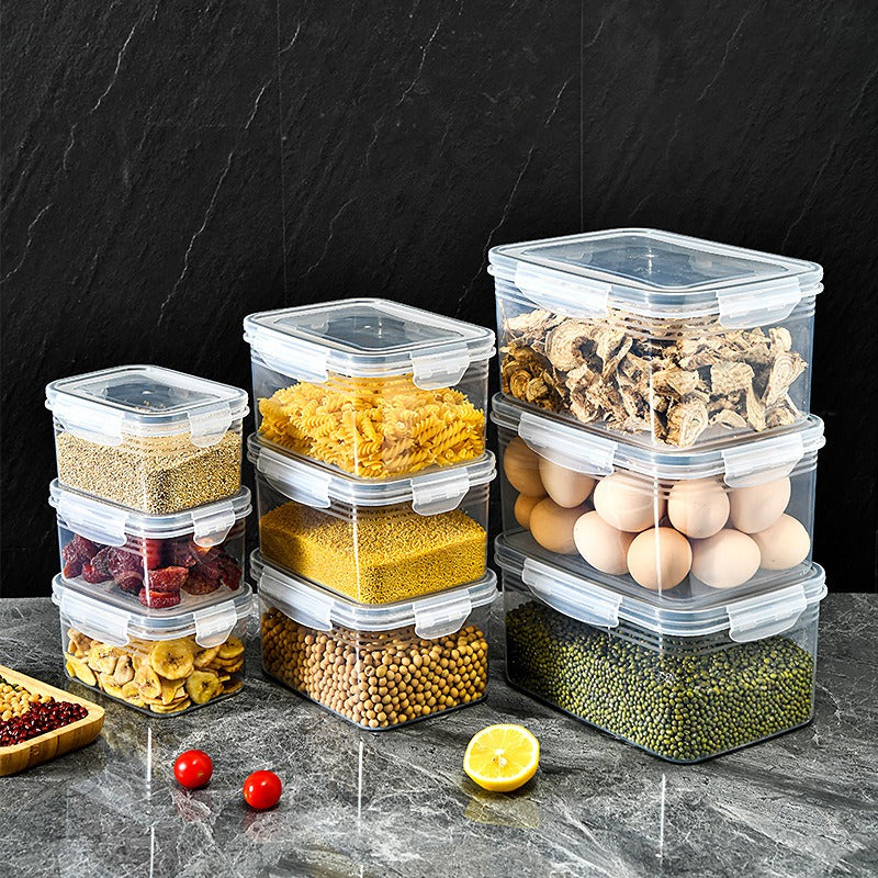 Kitchen food sealed preservation box fruit and vegetable drainage plastic storage box with lid - V.I.P Digital Presence