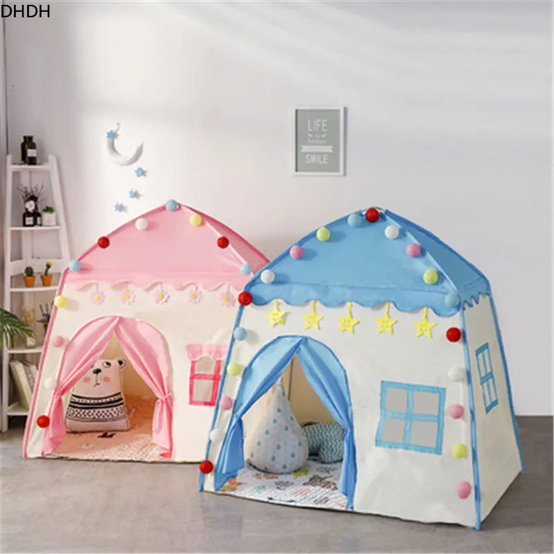 Children's Tent Indoor Outdoor Games Garden Tipi Princess Castle Folding Cubby Toys Tents  Enfant Room House Teepee Playhouse - V.I.P Digital Presence