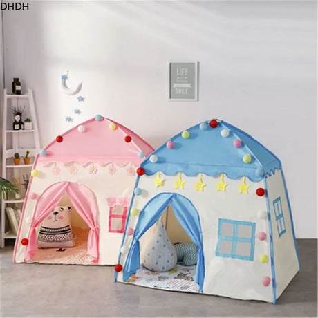 Children's Tent Indoor Outdoor Games Garden Tipi Princess Castle Folding Cubby Toys Tents  Enfant Room House Teepee Playhouse - V.I.P Digital Presence