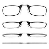 Nose clip presbyopic glasses keychain ultra lightweight carrying elderly glasses wallet glasses reading glasses - V.I.P Digital Presence