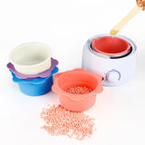 Wax Warmer Heat-resisting Replacement Silicone Bowls Hair Removal Wax With Stirring Stick Non-Stick Pan Hair Removal Tool - V.I.P Digital Presence