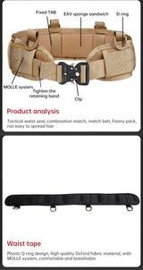 Functional Fitness Weight Lifting Athletes Outdoor Training Tactical Belt - V.I.P Digital Presence