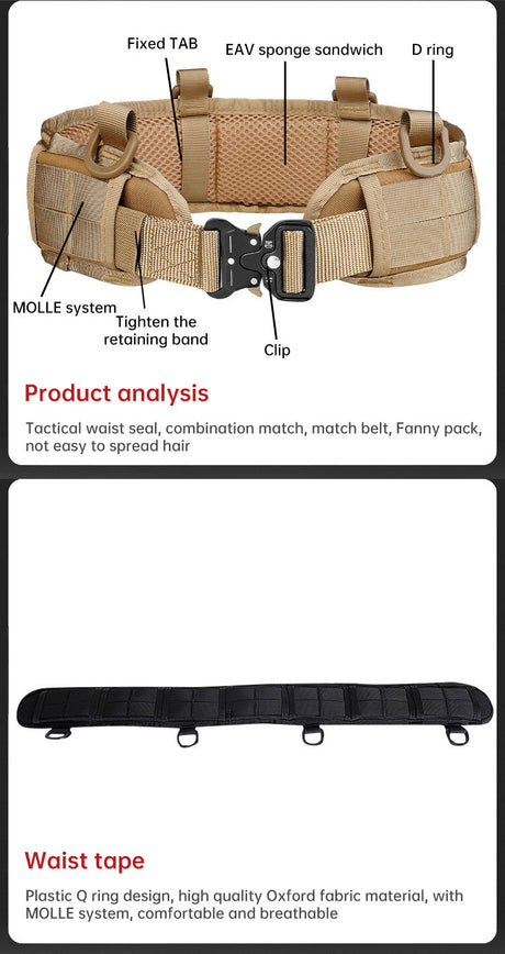 Functional Fitness Weight Lifting Athletes Outdoor Training Tactical Belt - V.I.P Digital Presence