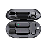 K61 wireless microphone lavalier with charging chamber video capture Tiktok live broadcast noise reduction mini microphone - V.I.P Digital Presence