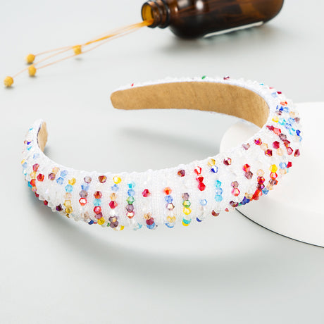 Hair Hoop Hand-woven Beaded Head Hoop Female Baroque Sponge Hair Bundle Korean Face Wash Hair Accessories - V.I.P Digital Presence