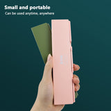 Mini teclado plegable inalámbrico compatible con Bluetooth, teclado plegable para computadora portátil, Windows, Android, tableta, iPad y teléfono. 