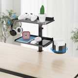 3 - Tier Multifunctional Desk Side Storage Rack - Organize Your Workspace Effortlessly - V.I.P Digital Presence