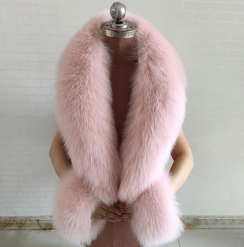 Real Fox Fur Horn Collar Fashion Fur Decorative Collar Jewelry - V.I.P Digital Presence