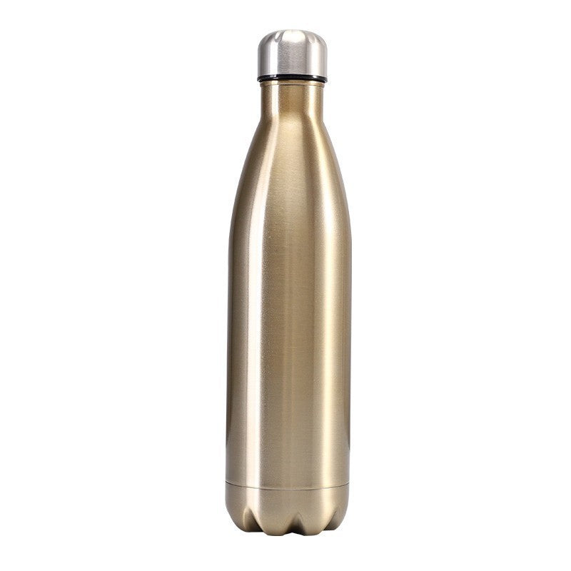 Botella de Coca-Cola de 750 ml con fondo desmontable, botella de agua para deportes al aire libre, taza térmica multifuncional de acero inoxidable 