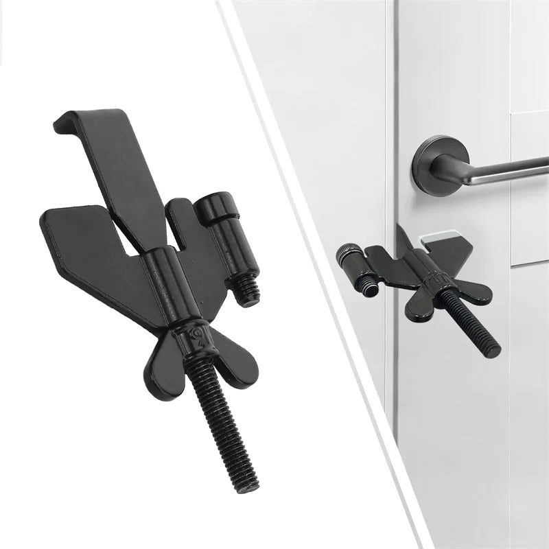 Portable Door Lock Privacy Extra Security Lock Anti Theft Travel Inside Door Locker for Traveling Home Bedroom Apartmen - V.I.P Digital Presence