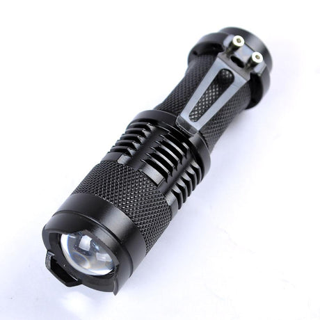 Mini 3 Modes LED UV Flashlight Q5 SK68 Waterproof Zoomable  Lantern Torch 395nm Violet Light Lamp Used By AA Or 14500 - V.I.P Digital Presence