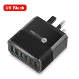 3PD+3USB mobile phone charger fast charging travel charger charging head - V.I.P Digital Presence