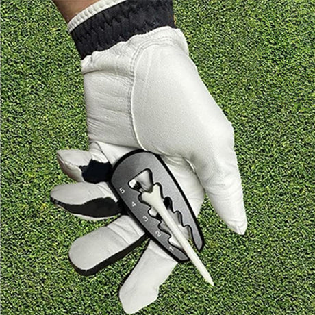 Adjustable Golf Tee Height Tool: Precision setter for consistent swings. Durable, easy - to - use training aid. - V.I.P Digital Presence