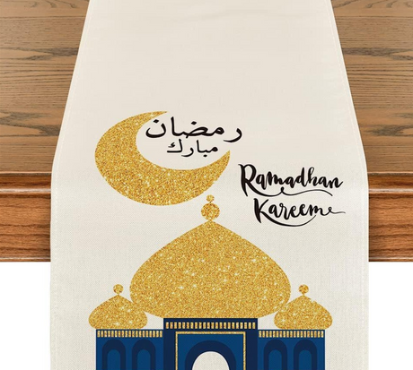 Printed Moon Castle House Tablecloth Home Decoration Party Festival Atmosphere Table Flag - V.I.P Digital Presence