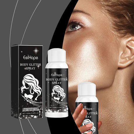 Body Flash Spray, Face Body Star Flash Party Highlight Focus Flash Spray - V.I.P Digital Presence