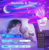 AuroraGlow Galaxy Projector