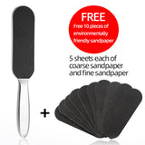 Stainless Steel Double Side Foot File Replace Sanding Cloth Pedicure Foot-Care-Tool Dead Skin Remover Foot Rasp Refill - V.I.P Digital Presence