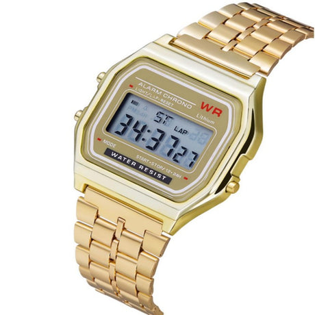Sports children's electronic steel strip night light alarm clock steel strip watch multi-color electronic watch - V.I.P Digital Presence