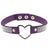 Japan's Harajuku Soft Girl Black Rhinestone Peach Heart Love-Shaped Collar Women's Neck Strap Collarbone Necklace Short - V.I.P Digital Presence