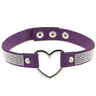 Japan's Harajuku Soft Girl Black Rhinestone Peach Heart Love-Shaped Collar Women's Neck Strap Collarbone Necklace Short - V.I.P Digital Presence