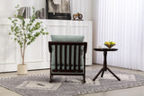 woven fabric Mid Century Modern Accent Chairs Comfy Upholstered Glider Arm Chair with Solid Wood for Living Room Bedroom Balcony - V.I.P Digital Presence