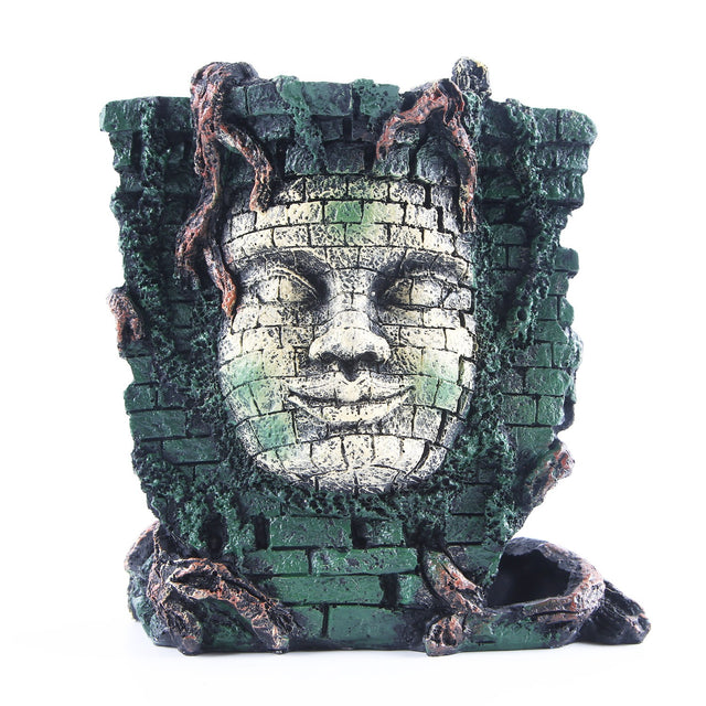 Aquarium fish tank ornaments, water grass landscaping resin skull reptile ornaments - V.I.P Digital Presence