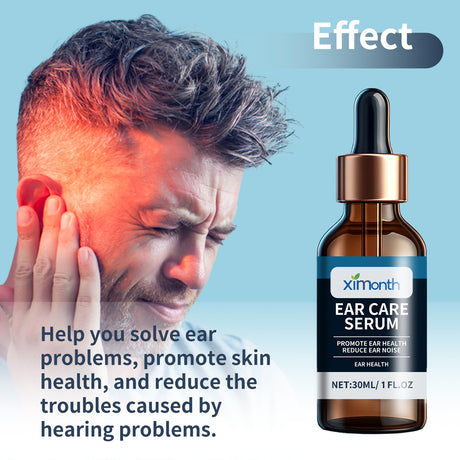 Ear Care Serum, Relieve Dizziness Tinnitus Back Ear Pain Ear Hearing Discomfort Clean Earwax Ear Drops - V.I.P Digital Presence