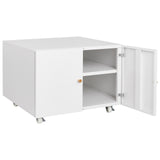 Office furniture Copier Cabinet white mobile pedestal file Printer Stand - V.I.P Digital Presence