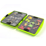 LEO 100Pcs/box Fly Fishing Accessories Box with Fishhooks Float Lead Sinker Swivel Connector Beads - V.I.P Digital Presence