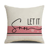 Pink cartoon Christmas linen pillowcase, sofa cushion, home goods pillowcase - V.I.P Digital Presence
