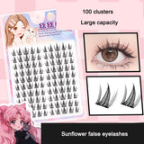 Sunflower Comics Pure Desire Eyelash Simulation Natural Thickening Large Segmented Trilogy False Eyelash Laziness - V.I.P Digital Presence