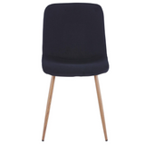 Dining Chair 4PCS（BLACK）Modern style New technology Suitable for restaurants cafes taverns offices