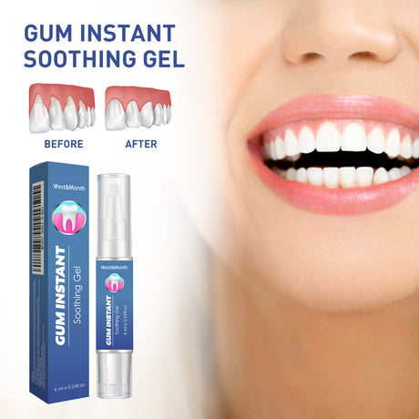 WestMonth Gum Instant Soothing Gel, Relieve Gums Swelling And Pain Clean Teeth Plaque Stains And Whiten Teeth Gel - V.I.P Digital Presence