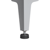 Grey metal kitchen storage cabinet, kitchen pantry storage cabinet with door and shelf, adjustable leveling feet - V.I.P Digital Presence