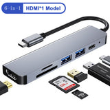 USB C Six in One Expansion Dock Notebook Multifunctional Converter - V.I.P Digital Presence