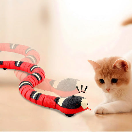 USB Rechargeable Interactive Cat Toy with Smart Sensing, an Automatic Electronic Snake for Kittens' Indoor Play. - V.I.P Digital Presence