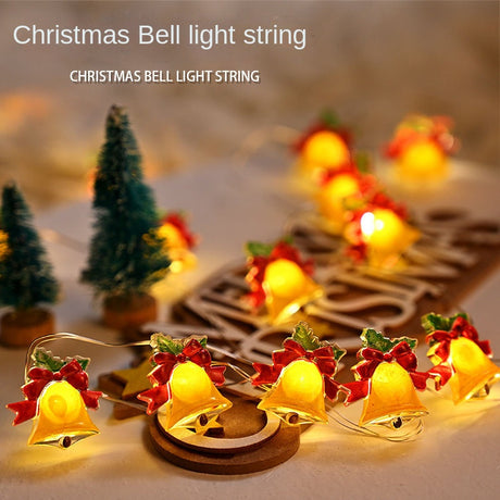 Christmas decoration, bell lights, string lights, Christmas tree lights, atmosphere, colorful light strips, store scene decoration, hanging ornaments, pendants - V.I.P Digital Presence