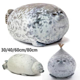 3D Novelty Seal Plush Toys Sea Lion Stuffed Throw Pillow Soft Seal Plush Party Hold Pillow Baby Sleeping Pillow Chair Cushion