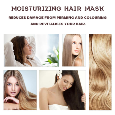 Moisturizing Hair Mask, Deep Nourishing Hair Repair Dry Hair Split End Smoothing Hair Mask - V.I.P Digital Presence