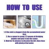 JAKEHOE Pipe Dredge Powder, Household Kitchen And Bathroom Drain Water Clogging Dredging Deodorizing Pipe Cleaning Powder - V.I.P Digital Presence